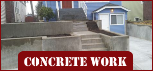 House with a Concrete Stairway - Concrete Contractor